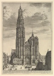 Catedral de Amberes Prospectvs Tvrris Ecclesiæ Cathedralis, 1625-77
