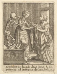 Novia, de la Danza de la Muerte, 1651