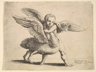 Cupido y el cisne, 1652