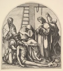 Descendimiento de la cruz, después de Holbein