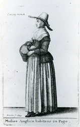 Mujer campesina inglesa