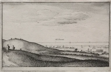 Vistas inglesas: Old Shoreham, 1645