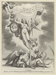 Faam overwint de tijd en de dood Historia de la Entrada de la Reina Madre del Rey Cristianísimo a las Provincias Unidas de los Países Bajos (título de serie sobre el objeto)