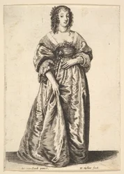 Figura de una Dama de Pie, 1625-77