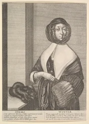 Hyems - Invierno Tres cuartos de longitud estaciones, 1641
