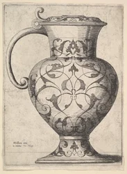Jarra decorada con arabescos, 1645