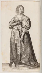 Mujer con collar y pulsera de perlas