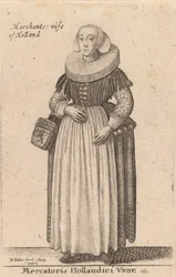 Mercatoris Hollandici Vxor, 1644