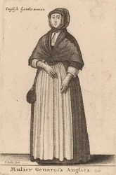 Mujer generosa inglesa, 1643