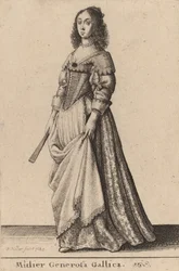 Mujer generosa francesa, 1643