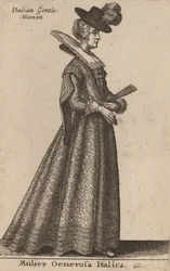 Mujer generosa italiana