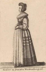 Mujer del Ducado de Wurtemberg, 1643