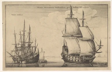 Naues Mercatoriæ Hollandicæ per Indias Occidentales Barco mercante holandés, 1647