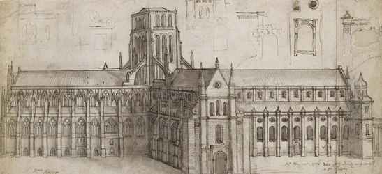 La antigua catedral de San Pablo desde el noreste