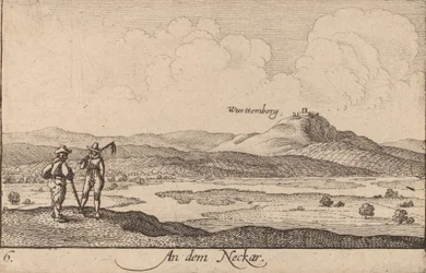 En el Neckar, 1635
