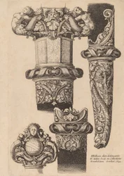 Ornamentación para una daga y vaina