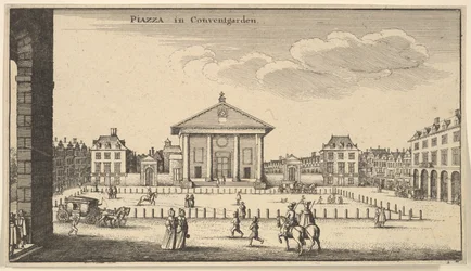Plaza en Covent Garden, ca. 1647