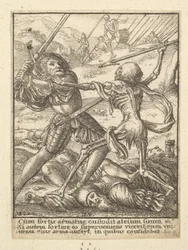 El caballero, de La danza de la muerte