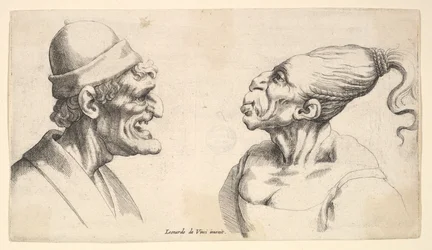 Dos cabezas deformadas, 1625-77