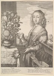 Ver - Primavera, tres cuartos de longitud, 1641