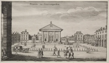 Vistas de Londres: La Piazza en Covent Garden