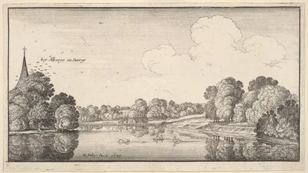 Vistas del campo cerca de Albury, Surrey, 1645