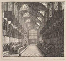 Castillo de Windsor, Capilla de San Jorge, Coro