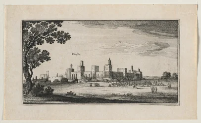 Castillo de Windsor desde el sureste, 1644