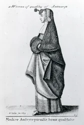 Mujer de calidad de Amberes, 1643