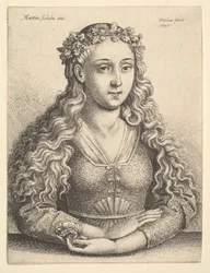 Mujer con una corona de hojas de roble, 1646
