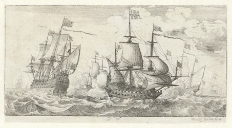 batalla naval Paisajes marinos (título de la serie)