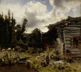 Jardín finlandés de lúpulo