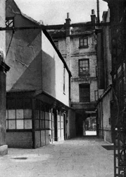 Edificios de Calvert, con un patio típico de la antigua Borough High Street, Londres, 1926-1927