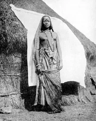 Una mujer etíope abisinia, 1936
