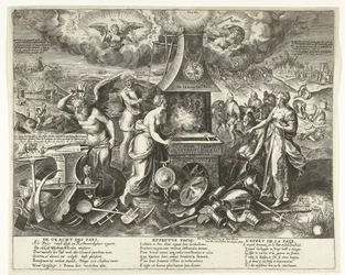El poder de la paz, 1678 The Power of the Pays (título sobre el objeto)