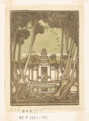 Cementerio cerca de Jogyakarta en Java
Cementerio de Heile, Java (título original)