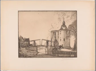 Vista de los Drommedaris en Enkhuizen
Enkhuizen, los dromedarios (título original del objeto)