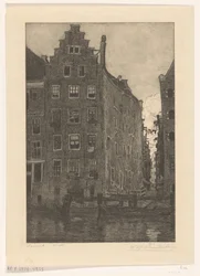 Casas en el Damrak de Ámsterdam
En el Damrak (título original)