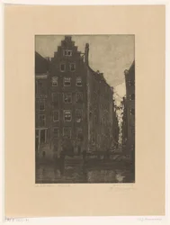 Casas en el Damrak de Ámsterdam
En el Damrak (título original)