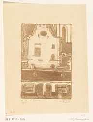 Casas frente a la iglesia de San Bavón en el Oude Groenmarkt de Haarlem
San Bavón, Haarlem (título original)