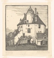 Puerta del Pescado en Harderwijk
Het Vischpoortje, Harderwijk (título original)