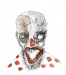 La sonrisa espeluznante del payaso