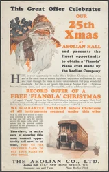 Pianolas de la Compañía Eólica, 1920s