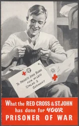 Anuncio de tiempo de guerra de la Cruz Roja, 1940s
