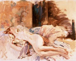 Desnudo recostado