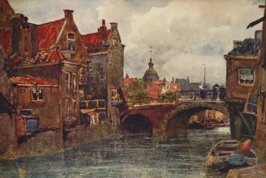 Un antiguo canal holandés, c1915