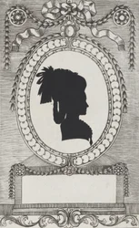 Silueta de la condesa Lodroni, 1784-1834