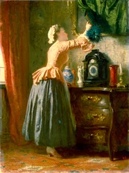 Una doncella, siglo XIX
