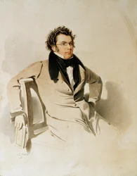 Franz Schubert ... (acuarela)