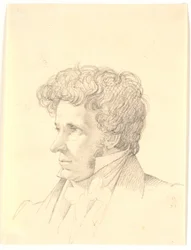 Retrato de un Hombre. Perfil a la izquierda